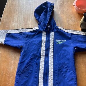 Reebok Kids Blue and White Raincoat